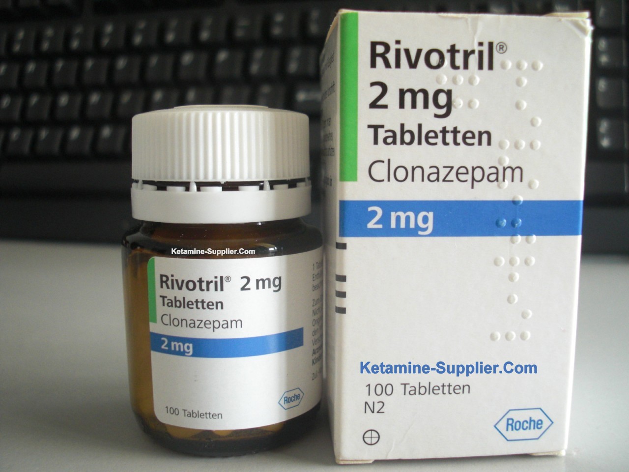 Rivotril 2mg Roche - Clonazepam Tablets 
